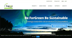 Desktop Screenshot of forgreen.it